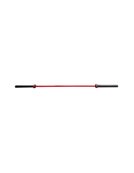 Barre olympique Cérakote 20kg - rouge-Home-musculation-Pas cher