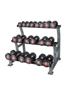 Ensemble d'haltères POLYURETHANE 2 x 2-20 kg - Matériel PRO-Home-musculation-Pas cher