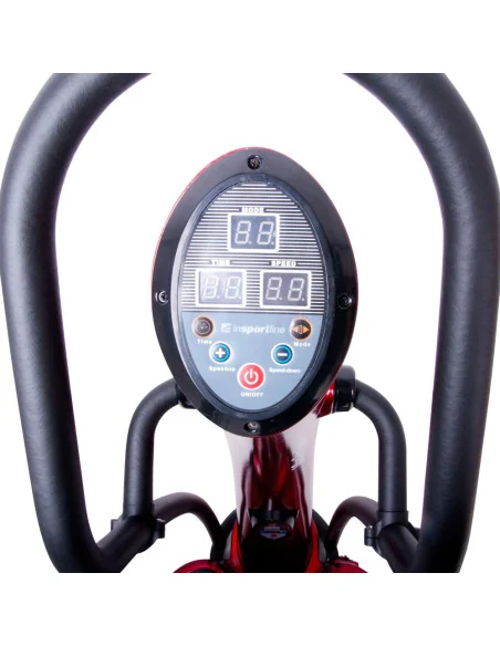 Plateforme verticale vibrante pour exercices de cardio avec affichage LED - Grandes poignées antidérapantes