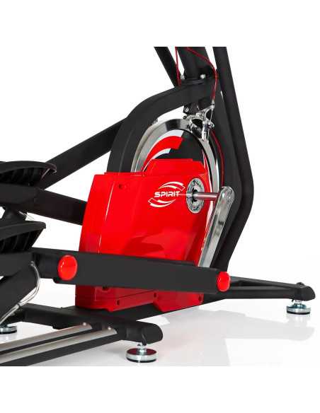 vélo elliptique d'entraînement avec roue d'inertie de 18 kg et écran LCD - Homegym-Home-musculation-Pas cher