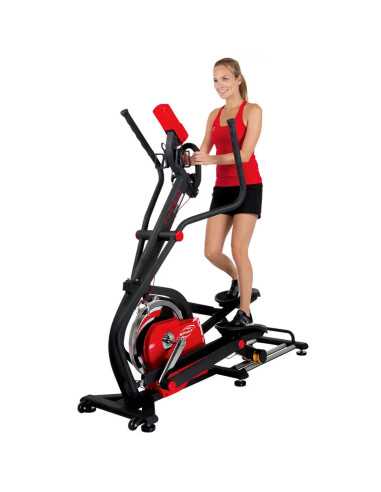 vélo elliptique d'entraînement avec roue d'inertie de 18 kg et écran LCD - Homegym-Home-musculation-Pas cher