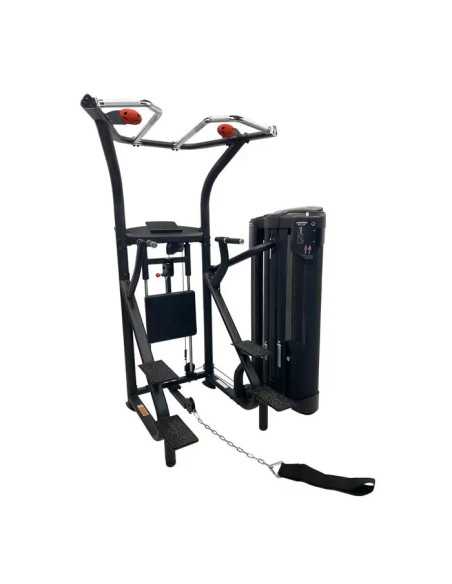 Station d'entraînement pour exercices de musculation - Chaise romaine traction et Dips-Home-musculation-Pas cher