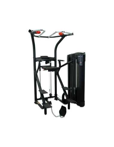 Station d'entraînement pour exercices de musculation - Chaise romaine traction et Dips-Home-musculation-Pas cher