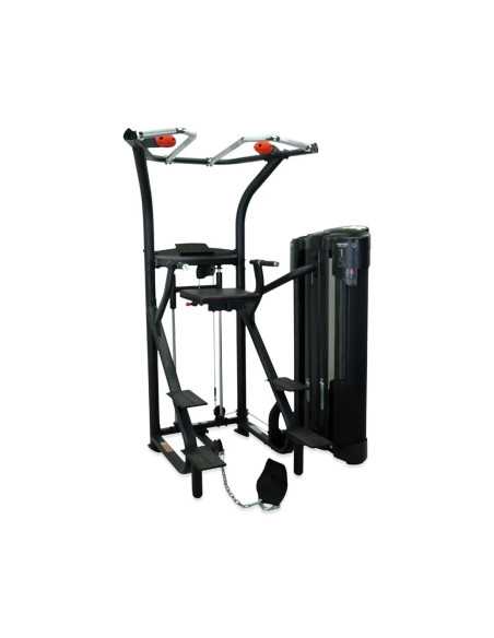 Station d'entraînement pour exercices de musculation - Chaise romaine traction et Dips-Home-musculation-Pas cher