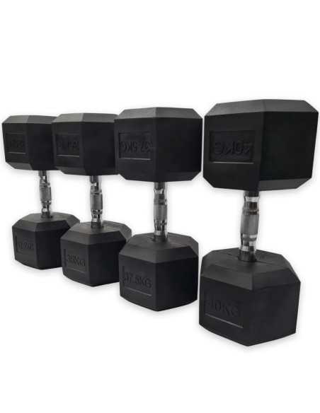 HALTERES HEXAGONALES SERIE  DE 32.5KG  A 40KG-Home-musculation-Pas cher