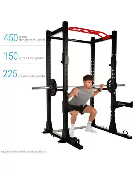 Cage à Squat INSPIRE FULL OPTION  pleine puissance FPC1-Home-musculation-Pas cher
