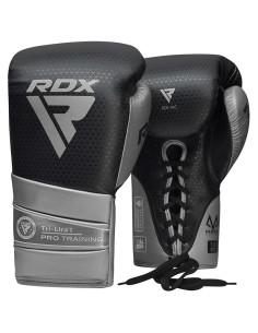 GUANTES DE BOXEO MARK PRO TRAINING TRI LIRA 1 PLATA-16OZ