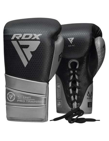 LUVAS DE BOXE MARK PRO TRAINING TRI LIRA 1 PRATA-16OZ