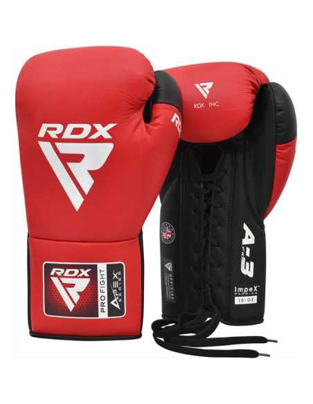 RDX BOXING GLOVES PRO FIGHT APEX A3 RED-8OZ-Home-musculation-Pas cher