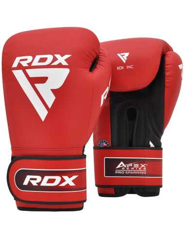 GUANTES DE BOXEO PRO SPARRING APEX A5 ROJO-12OZ