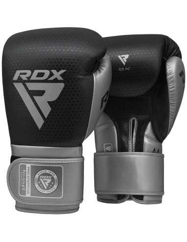 RDX BOXING GLOVES MARK PRO SPARRING TRI LIRA 2 SILVER-14OZ-Home-musculation-Pas cher