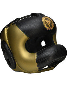 RDX HEAD GUARD MARK PRO TRAINING TRI LIRA 2 GOLDEN-XL-Home-musculation-Pas cher