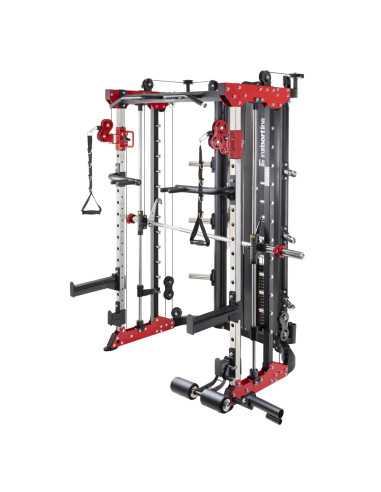 Smith machine de musculation avec colonnes de...