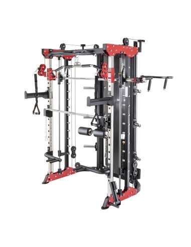 Smith machine de musculation avec colonnes de...