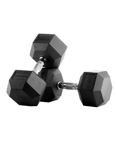 Hexagonal rubber sticks 17.5 kg - Bodytone