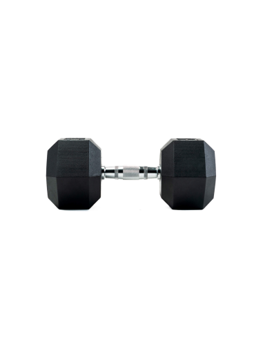 Hexagonal Rubber Dumbbells 25 Kg - Bodytone-Home-musculation-Pas cher
