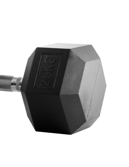 Bastões de borracha hexagonais 25 kg - Bodytone