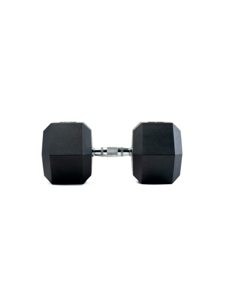 Hexagonal Rubber Dumbbells 27.5 Kg - Bodytone-Home-musculation-Pas cher