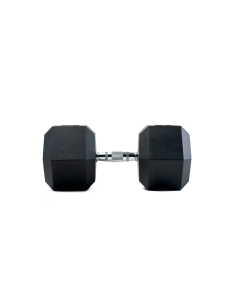 Hexagonal Rubber Dumbbells 30 Kg - Bodytone-Home-musculation-Pas cher