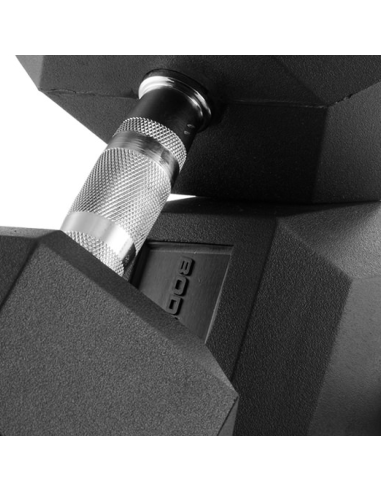 Hexagonal Rubber Dumbbells 30 Kg - Bodytone-Home-musculation-Pas cher