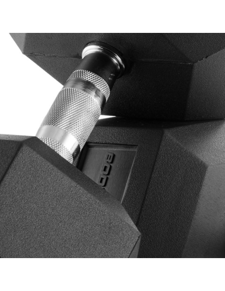Hexagonal Rubber Dumbbells 30 Kg - Bodytone-Home-musculation-Pas cher