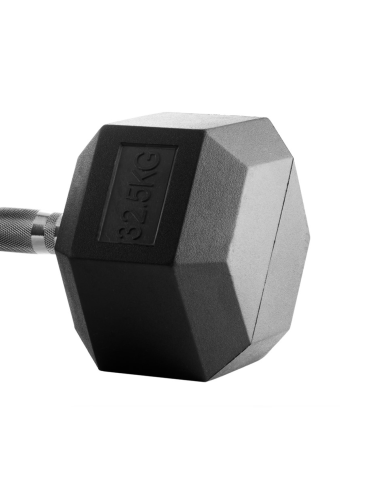 Mancuernas de goma hexagonales 32,5 kg - Bodytone-Home-musculation-Pas cher