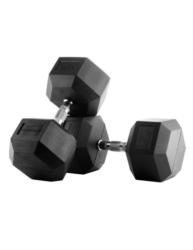 Bastões de borracha hexagonais 35 kg - Bodytone