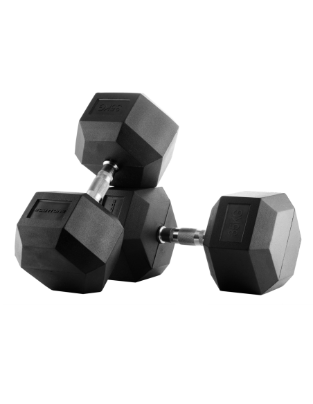 Bastões de borracha hexagonais 35 kg - Bodytone