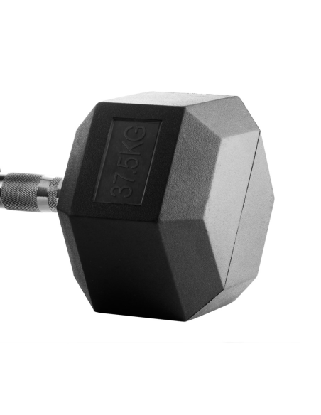 Bastões de borracha hexagonais 37,5 kg - Bodytone