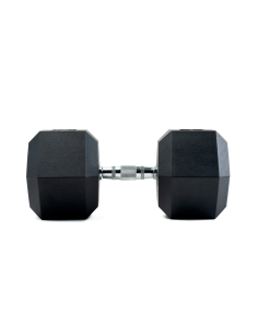 Hexagonal Rubber Dumbbells 42 Kg - Bodytone-Home-musculation-Pas cher