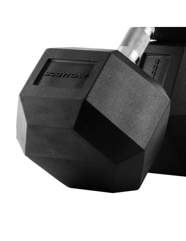 Mancuernas de goma hexagonales 45 kg - Bodytone-Home-musculation-Pas cher