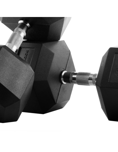 Bastões de borracha hexagonais 47 kg - Bodytone