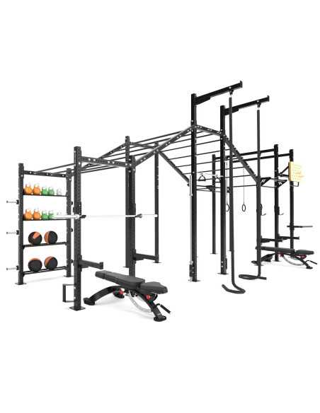 Rig cage de crosstraining professionnelle plateforme complète-Home-musculation-Pas cher