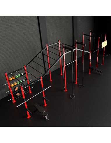 Rig cage de crosstraining professionnelle plateforme complète-Home-musculation-Pas cher