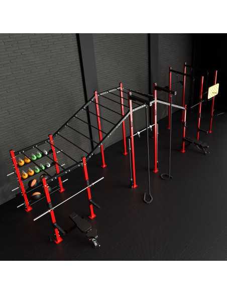 Rig cage de crosstraining professionnelle plateforme complète-Home-musculation-Pas cher