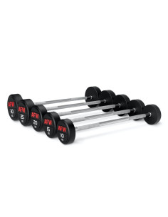 AFW  Kit 5 barres droites de 10 à 30 kg-Home-musculation-Pas cher