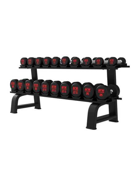 Rack haltères 2 plateaux 10 paires 