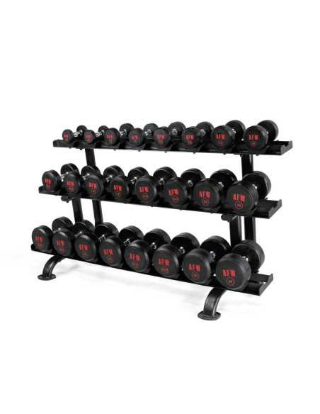Rack haltères 3 rayons 12 paires 