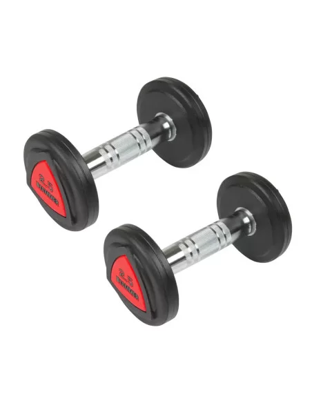 Set haltères HAMMER (PU) 2,5 kg - 40 kg 