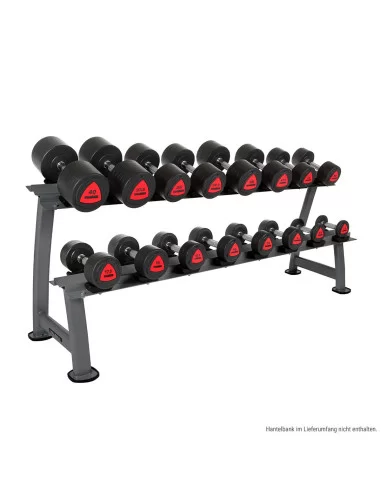 Set haltères HAMMER (PU) 2,5 kg - 40 kg 