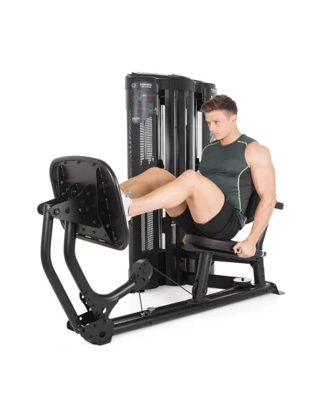 Mini presse a cuisse horizontale Double station legpress/mollet-Home-musculation-Pas cher