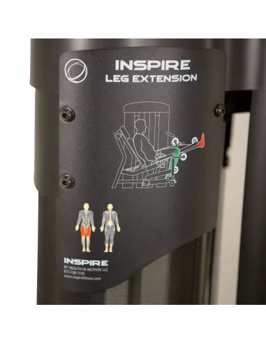 Double station Leg extension / Leg Curl Unilatéral INSPIRE FITNESS-Home-musculation-Pas cher
