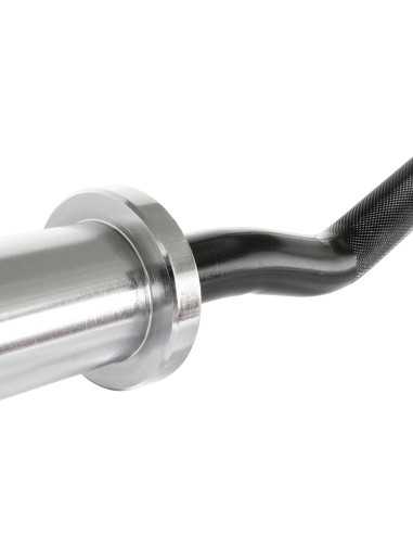 EZ Curl Bar, 12kg - Black-Home-musculation-Pas cher