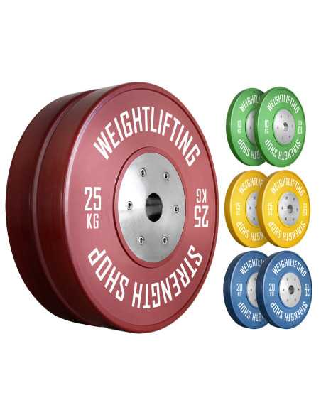 140KG Set - Competition Olympic Bumper Plates 