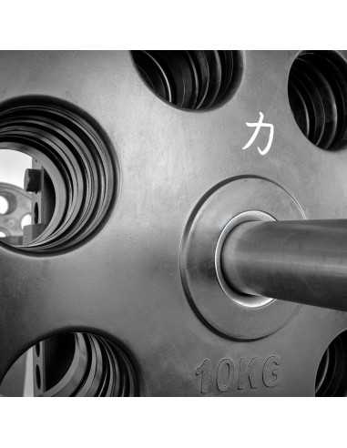 140KG Set - Rubber Coated Easy Grip Plates 