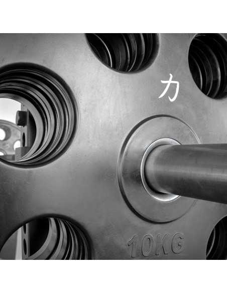 140KG Set - Rubber Coated Easy Grip Plates 