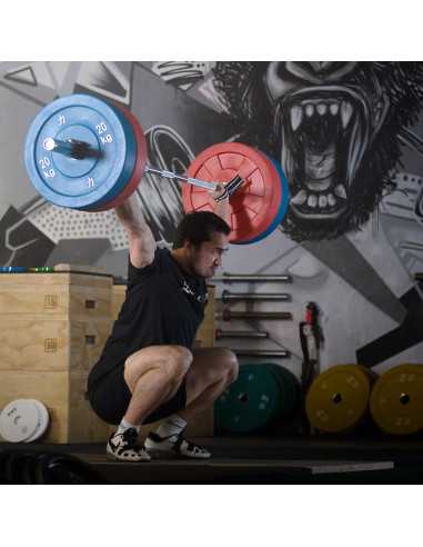 150KG Set - Riot Bumper Plates, Coloured 