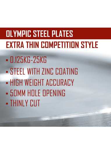 157.5KG Set - Plaques d'acier, galvanisé Zinc