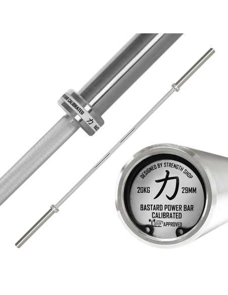 Calibrated Bastard Power Bar - Acier inoxydable, IPF Approved Calibrated Bastard Power Bar - Acier inoxydable, IPF Approved