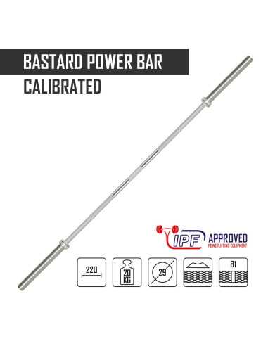 Calibrated Bastard Power Bar - Acier inoxydable, IPF Approved